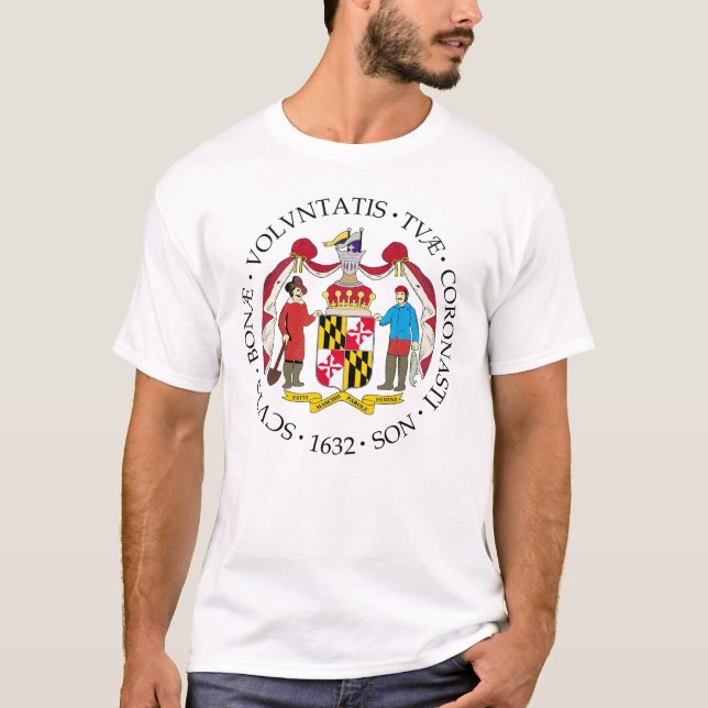 Maryland-Zeichen T-Shirt (Vorderseite)