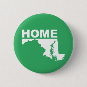 Maryland Zuhause Away From Staat Button Abzeichen 