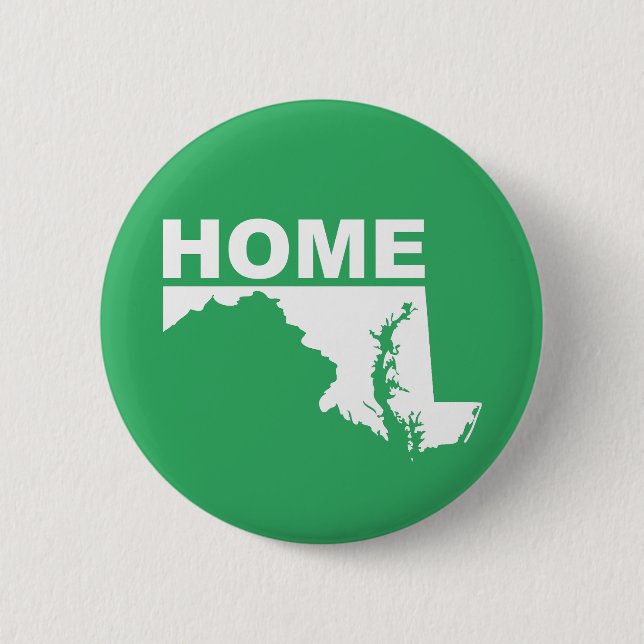 Maryland Zuhause Away From Staat Button Abzeichen  (Vorderseite)