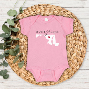 Maryland Zuhause Grown Staat T-Shirt Baby Strampler
