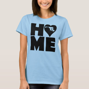 Maryland Zuhause Heart Staat T-Shirts T - Shirt