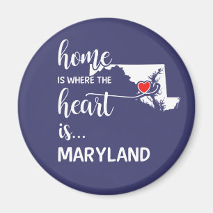 Maryland Zuhause ist das Herz Magnet