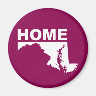 Maryland Zuhause weg vom Staat Kühlschrankmagnet Magnet