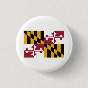 Marylander-Flagge, Flagge von Maryland Button