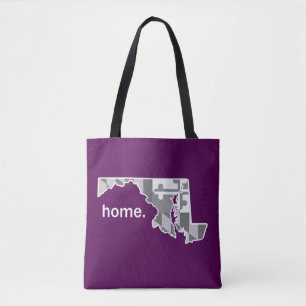Marylandflaggen-/-Staats-Zuhause-Tasche - Pflaume