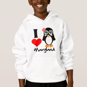 MarylandPenguin - i-Liebe Maryland Hoodie