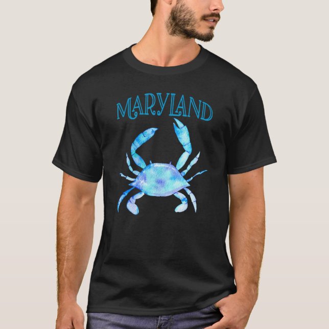 Marylands Beautiful Chesapeake Bay Blue Crab Mary T-Shirt (Vorderseite)