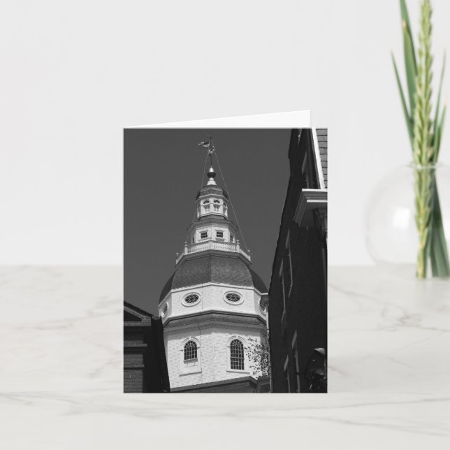 MarylandStatehouse, Annapolis-Anmerkungs-Karte Karte (Vorderseite)