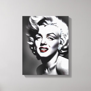 Marylin Monroe Portrait Leinwanddruck
