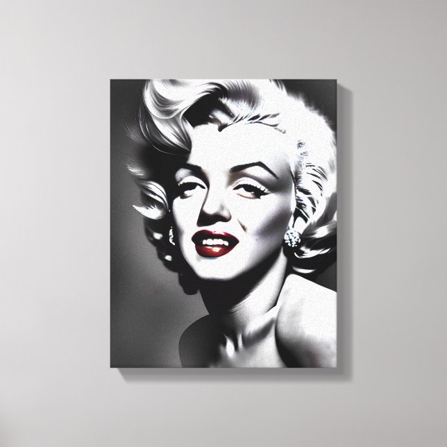 Marylin Monroe Portrait Leinwanddruck (Vorderseite)