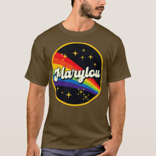 Marylou Regenbogen im Weltraum im Vintage-Stil T-Shirt