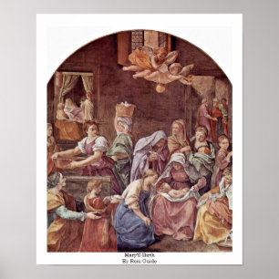 Marys Geburt durch Reni Guido Poster