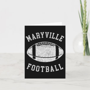 Maryville Football Distressed Vintage 80er Jahre T Karte