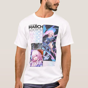 März 13. Charakterinformation - Honkai Star Rail T-Shirt