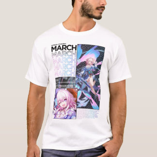 März 13. Charakterinformation - Honkai Star Rail T-Shirt