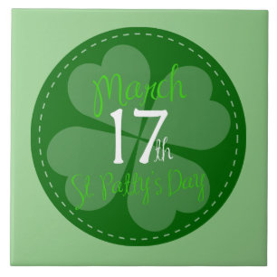 März 17. St. Patty's Day Celebration Fliese