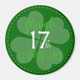 März 17. St. Patty's Day Celebration Magnet