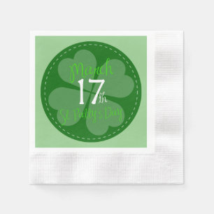 März 17. St. Patty's Day Celebration Serviette
