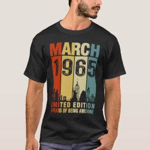 März 1965 58 Jahre Phantastisch Vintag sein T-Shirt