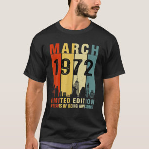 März 1972 Limited Edition 50 Jahre Aweso sein T-Shirt