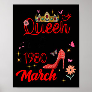 März 1980 Geburtstag diese Königin wurde im März g Poster