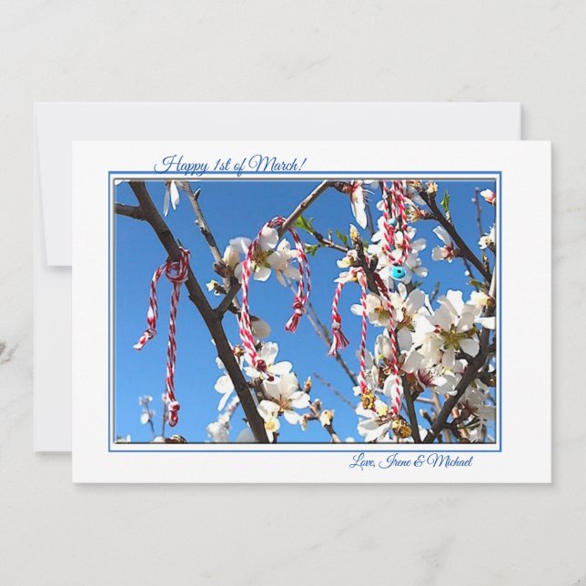 März 1 Grußkarten (Vorderseite)
