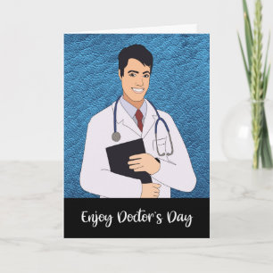 März 30. Doctors Day Card mit Arzt Dankeskarte