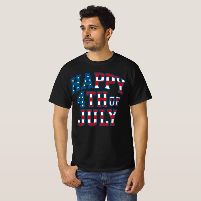 März 4. Juli T-Shirt (Vorne ganz)