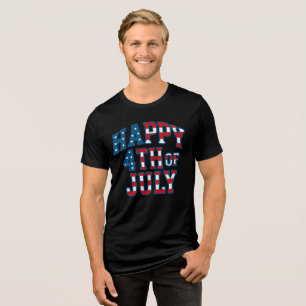 März 4. Juli Tri-Blend Shirt