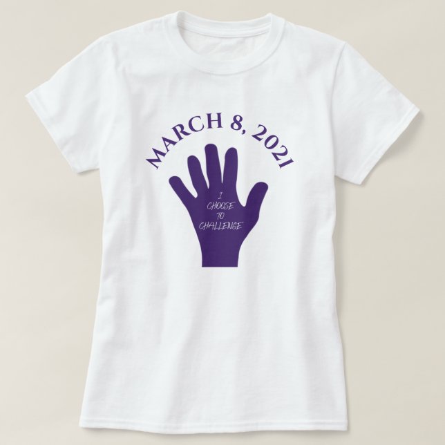 März 8 - Frauentag 2021 T-Shirt (Design vorne)