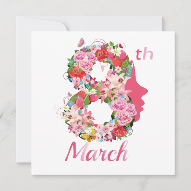 März 8. Internationaler Frauentag (Vorderseite)