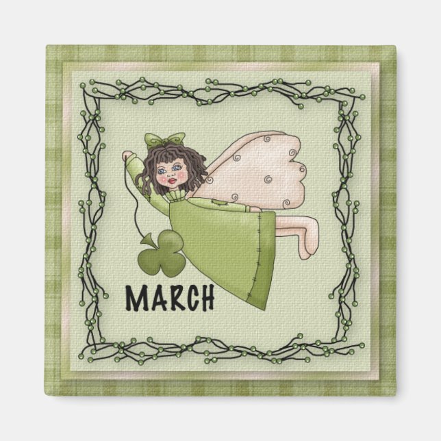 März Angel / Mairy Month Magnet (Vorne)
