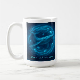 März Aquamarine - Wal & Ocean Gem Kaffeetasse