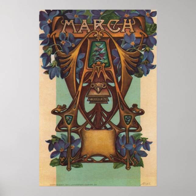 März - Äries Poster (Vorne)