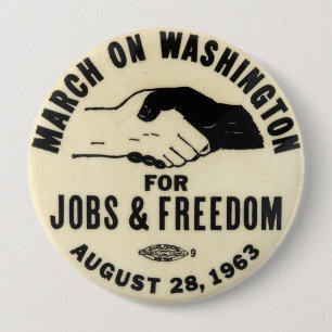 März auf Knopf Washingtons 1963 Button