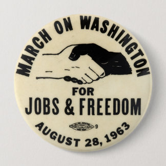 März auf Knopf Washingtons 1963 Button