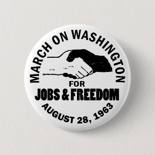 März auf Washington Button