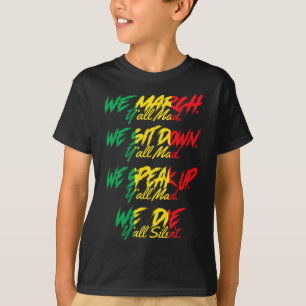 März Black Pride Afrikanischer amerikanischer June T-Shirt