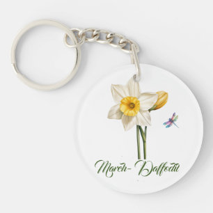 März-Daffodil Schlüsselanhänger