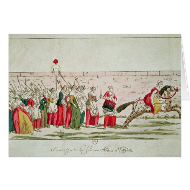 März der Frauen auf Versailles (Vorderseite (Horizontal))