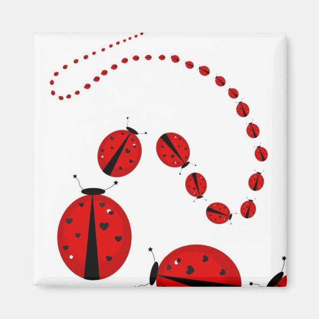 März der Lady Bugs Magnet (Vorne)