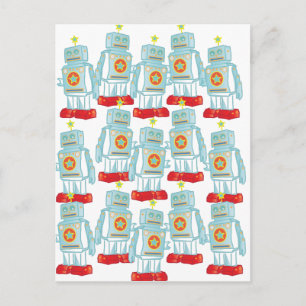 März der Roboter Postkarte