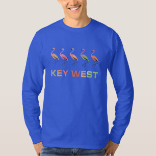 März der tropischen Flamingos KEY WEST T-Shirt