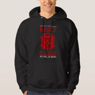 März der Vereinten Nationen Krankenschwester 12. M Hoodie