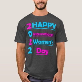 März Feminis zum Internationalen Frauentag 2028 T-Shirt