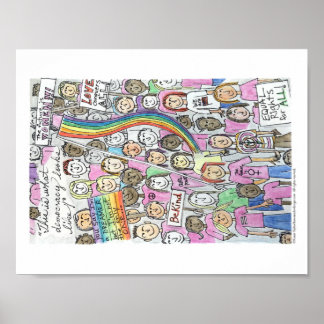 März für Frauen - 11" x 8,5" Poster