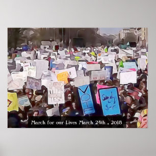 März für unsere Leben schießen Poster