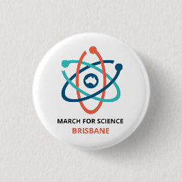 März für Wissenschaft - Brisbane - Button