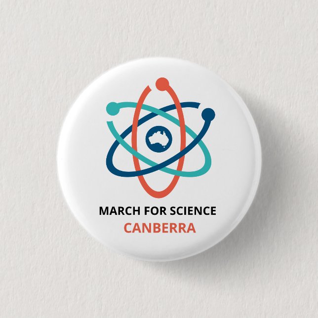 März für Wissenschaft - Canberra - Button (Vorderseite)