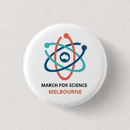 März für Wissenschaft - Melbourne - Button